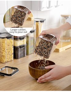 Hot Selling Products 2024 Clear Plastic Dry Food Storage <b>Containers</b> Ideal for Sugar <b>Flour</b> Baking Supplies - Product Image 6