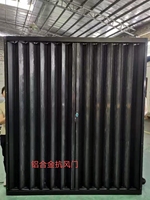 Rideau de fenêtre en aluminium à persiennes Obturateur ouragan Volets Typhoon Porte à persiennes