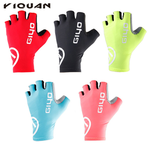 Guantes de Ciclismo GIYO para MTB y Carretera con Almohadilla de Gel, Guantes Deportivos Transpirables, Muñequeras para Ciclismo, Guantes de Medio Dedo para Bicicleta - Product Image 1