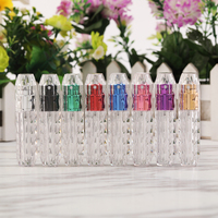 Mini flacon vaporisateur de parfum personnalisé avec logo, 5 ml, acrylique transparent, atomiseur de parfum rechargeable pour échantillon de Cologne