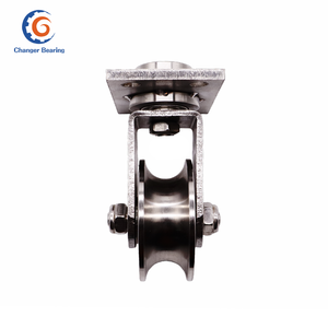 U/v/h 304สแตนเลสอเนกประสงค์รอกเลื่อนประตูอุปกรณ์เสริมรางภาคพื้นดิน - Product Image 5