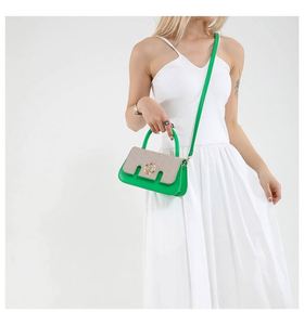 Bolso de Mano para Mujer K2220, Color Caramelo, Bolso Cuadrado Pequeño, Bolso de Hombro para Mujer - Product Image 6