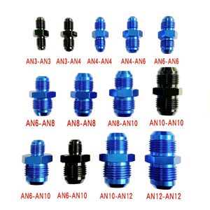 AN6 Aluminium-Flare-Union Lachgas-Kraftstoffschlauch-End adapter, der gerade einen Stecker <span class=keywords><strong>an</strong></span> einen Stecker passt - Product Image 6