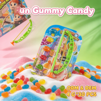 Ensemble de jeu de bonbons en forme d'arc et de flèche avec bonbons gélifiés aux fruits, boîte de 30 pièces, certifié Halal, OEM/ODM disponible
