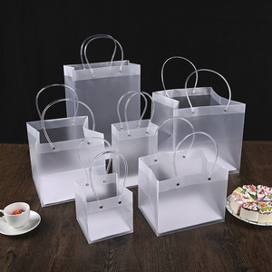 Faible QUANTITÉ MINIMALE DE COMMANDE Shopping Petit Transparent Cadeau En Plastique Zipper Bijoux Poignée Personnalisé Imprimé <span class=keywords><strong>Logo</strong></span> Avec Pvc Sac - Product Image 2