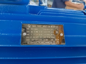 Motor trifásico asíncrono de inducción eléctrica de 7.5kw 10HP 1460rpm Y2-132M-4 1500rpm 4 polos, motor trifásico de CA. - Product Image 5