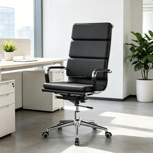 Chaise de bureau moderne ergonomique pivotante, chaise de patron confortable, chaise de bureau pour salle de conférence, mobilier de bureau professionnel - Product Image 3