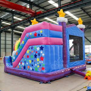 Unicorn Bouncy kaydıraklı oyun kalesi şişme ekonomik atlama kaleler yaşam dolu kale su geçirmez sıçrama ev çocuklar için - Product Image 4