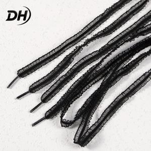 Lacci Decorativi Elastici in Organza di Poliestere con Volant alla Moda, Unisex, per Sneakers da Donna - Product Image 5