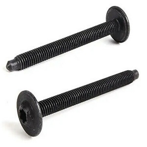 Vis hexagonale noire WHT000425 6 mm x 67,2 mm en acier classe 8.8 pour fixation du drain de moteur Volkswagen Audi - Product Image 2