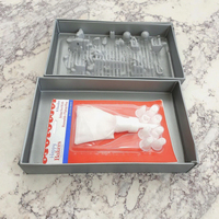 UJ-IS001 Kuchendekorations-Set Spritzbeutel mit 9 Düsen Küchenzubehör