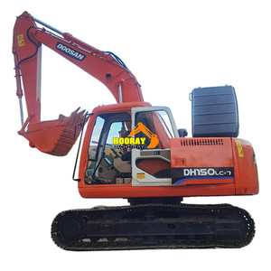 Excavatrice sur chenilles compacte Doosan DH150LC-7 d'occasion, 15 tonnes, en bon état et peinte, DH 150LC-7 DH150 - Product Image 2