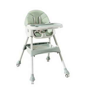<span class=keywords><strong>Seggiolone</strong></span> regolabile 3-in-1 con ruote cuscino sedia da pranzo portatile per i bambini per soggiorno camera da letto hotel all'aperto - Product Image 6