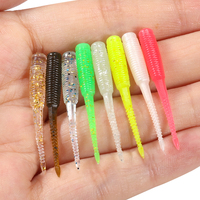 Leurre souple flottant Spinpoler Mini Ocean Rock Fishing pour la pêche en mer, leurres souples en plastique 3,5 cm pour la truite, le shad, l'ajing, le pêche sur glace