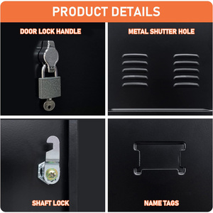Fabricante Metal Locker Cabinet School Gym Storage Locker 1 Door Steel Locker Cloth Storage Cabinet - Product Image 5