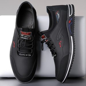 Zapatos Deportivos de Cuero para Hombre, con Aumento de Altura Oculto de 6 cm, Antideslizantes, Resistentes al Desgaste, Estilo Casual de Negocios - Product Image 4