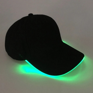 Chapeau de baseball lumineux LED de couleur unie fête de Noël casquette à visière vêtements de plein air accessoire cadeau pour chapeau d'ami - Product Image 5