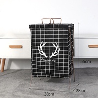 Panier à linge pliable en tissu pour le rangement des vêtements, fabrication en usine, couleur, taille, motifs et logos personnalisables