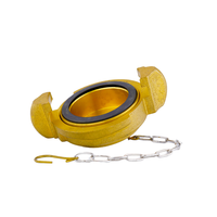 Raccords de lutte contre l'incendie de marque SH, capuchon d'accouplement JIS de 2,5 pouces, capuchon d'extrémité en laiton, équipement de sécurité incendie jaune, durable, flexible, portable