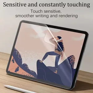 Protector de pantalla similar al papel para iPad 13/11th Gen M4/M5 <span class=keywords><strong>12.9</strong></span>/11/10/9/8/7/6/5/4/3/Mini 6/5/4/3 Gen-Feel Paper Film, 2 uds. - Product Image 4