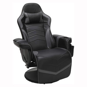 Muestra gratis Ordenador de carreras personalizado rojo reclinable videojuegos juego de oficina individual Silla Gamer sala de estar sofá con portavasos - Product Image 5