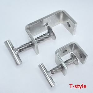 アイアンタイガークリップ C型 U型 Cu型 緊急固定 T型手ネジ ラックグレード304 - Product Image 1