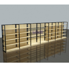 China wholesale high class display shelf design supermarket wooden ...