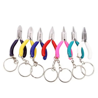 Ensemble de mini-pinces portables et compactes, idéal pour les outils de porte-clés et les cadeaux promotionnels (livraison aléatoire)