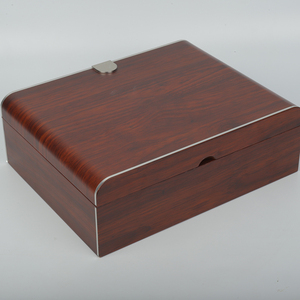 กล่องเก็บของทรงสี่เหลี่ยมผืนผ้าทำมือจากไม้ธรรมชาติและ MDF ยี่ห้อ DS Modern พร้อมบริการปั๊มโลโก้แบบร้อน  ปรับแต่งได้ เหมาะสำหรับใส่ชา  บรรจุภัณฑ์ของขวัญงานฝีมือ - Product Image 4