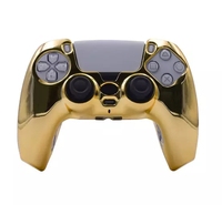 Coque en gel ABS KJH-PS5-002A pour PS5, coque de protection couleur électro-plaquée pour PS5, coque de protection avec grip adhésif