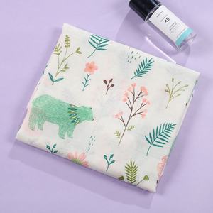 ผ้าห่มผ้ามัสลินสำหรับเด็กผ้าฝ้ายออร์แกนิกลายสัตว์4ชั้น200TC สไตล์ยุโรปอเ<span class=keywords><strong>ม</strong></span>ริกันทุกฤดู - Product Image 4