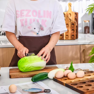 Bandeja de Madera para Huevos de Pascua, Bandeja para Cocina, Tabla de Charcutería, Tabla de Cortar, Bandeja para Servir para Bodas, Restaurantes, Hoteles y Fiestas - Product Image 3