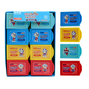 Anime Cartoon benutzer definierte Magic Box Bleistift Radiergummi kreative niedliche farbige Schüler Schule liefert Fabrik Großhandel Briefpapier Geschenk - Product Image 3
