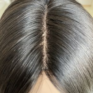 Listo para enviar: Sistema capilar europeo Remy de encaje mono de 7.5"x8" con PU, totalmente cosido a mano, para mujer (Toupee) - Product Image 3