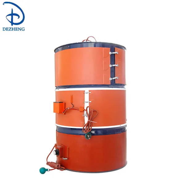 Customized gallon oil drum silicone rubber drum heaters with 1740*125
