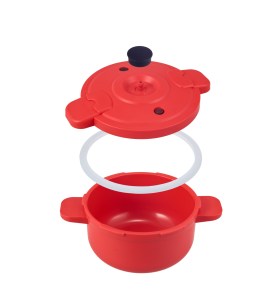 <span class=keywords><strong>Autocuiseur</strong></span> à micro-ondes personnalisé vente chaude 2,3 L en plastique micro-ondes viande <span class=keywords><strong>riz</strong></span> pâtes légumes vapeur Pot - Product Image 1