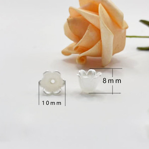 Aomiao's Mystery Acrylic Flower <b>Beads</b> 8mm 10mm For Jewelry Making - Product Image 1