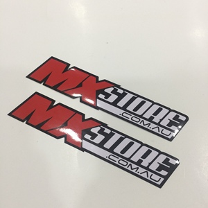 Pegatinas Adhesivas Impresas Personalizadas con el Logotipo de la Tienda MX para Motocross y Decoración de Vehículos - Product Image 4
