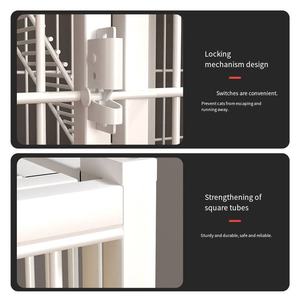 Katzen käfig Katzen villa Indoor <span class=keywords><strong>Outdoor</strong></span> Luxus Komfortable Metall Montage Eisen Netz käfig Abnehmbares Haustier Hund Katzen käfig Haus - Product Image 4