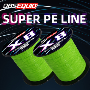 Ligne de pêche tressée multifilament PE personnalisée 100m 300m 500m 1000m Super forte 8 brins Anti morsure flux flottant lac rivière - Product Image 2