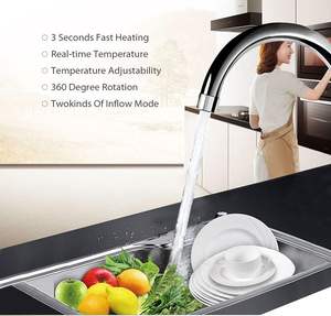 Home <b>Kitchen</b> Bathroom Electric Heating <b>Faucet</b> Instant Heating <b>Faucet</b> with LED Display - Product Image 5