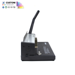 Manual Power Office Pente Binder Borracha Anel Hole Puncher para Contrato Livro Encadernação Fábrica Escritório Máquina - Product Image 2