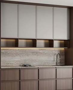 Meubles de chambre à coucher sur mesure d'usine, style médiéval américain moderne, armoires murales pour salle de vêtements et télévision - Product Image 3