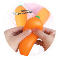 Jouet sensoriel en silicone ASMR réaliste en forme de carotte, nouveauté anti-stress pour les plus de 14 ans, fournisseur en gros