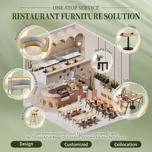 Nhà hàng thanh banquette đồ nội thất băng ghế dự bị ghế sofa gian hàng ngồi gian hàng bằng gỗ quầy bar phòng chờ đôi ghế bàn ăn và Ghế bộ - Product Image 5