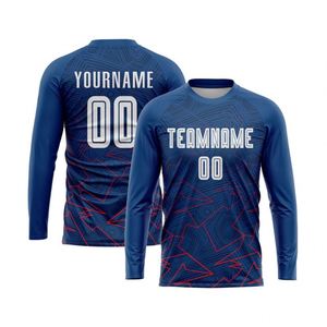 Maillot de football léger à manches longues pour homme, respirant, séchage rapide, vêtements de sport athlétiques pour l'entraînement, les matchs et le jeu d'équipe - Product Image 1