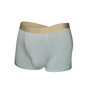 Boxer da <span class=keywords><strong>uomo</strong></span> in seta di ghiaccio per intimo estivo traspirante per taglie forti sportivi Anti-batterici comodi Boxer senza cuciture - Product Image 2