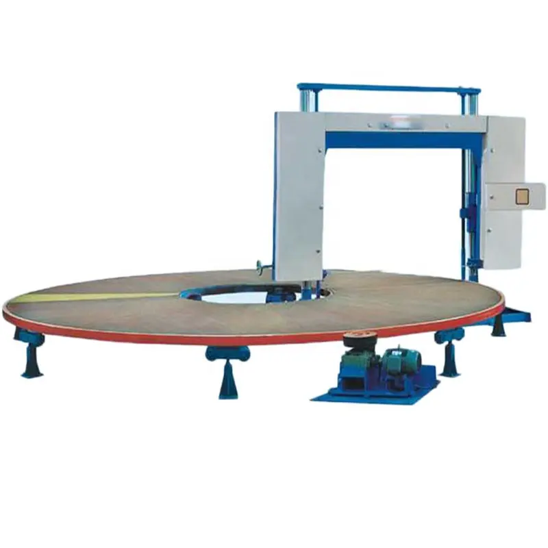 high precision CNC mesh-belt horizontal contour foam sponge sheet cutting machine