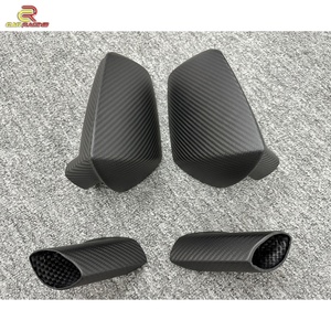 TYPE-Matte Carbon Fiber Replacement Side <b>Mirror</b> Cover for Lambo Aventador LP700 2011-2015 Carbon Rear <b>Mirror</b> Cap <b>Shell</b> Car Parts - Product Image 5