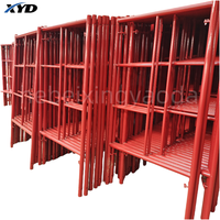 Andamios de Estructura en H Ligeros para Construcción, Andamios para Exteriores con Recubrimiento en Polvo, Sistema de Andamios de Estructura en H